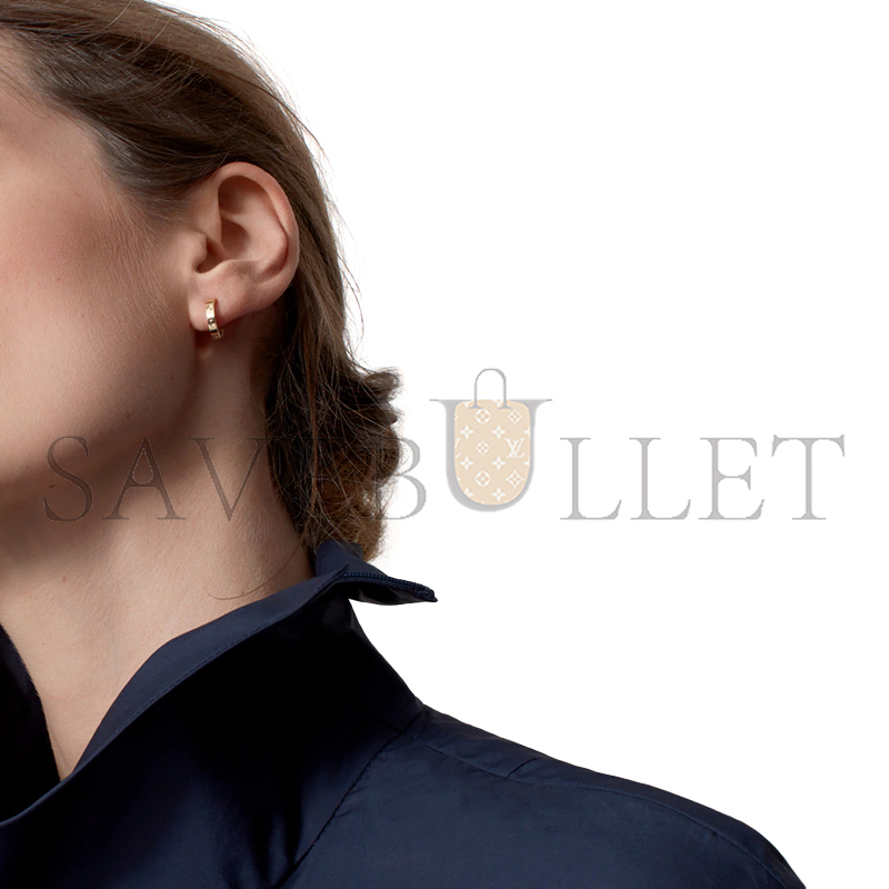 CARTIER LOVE HOOP EARRINGS, SMALL MODEL B8028800